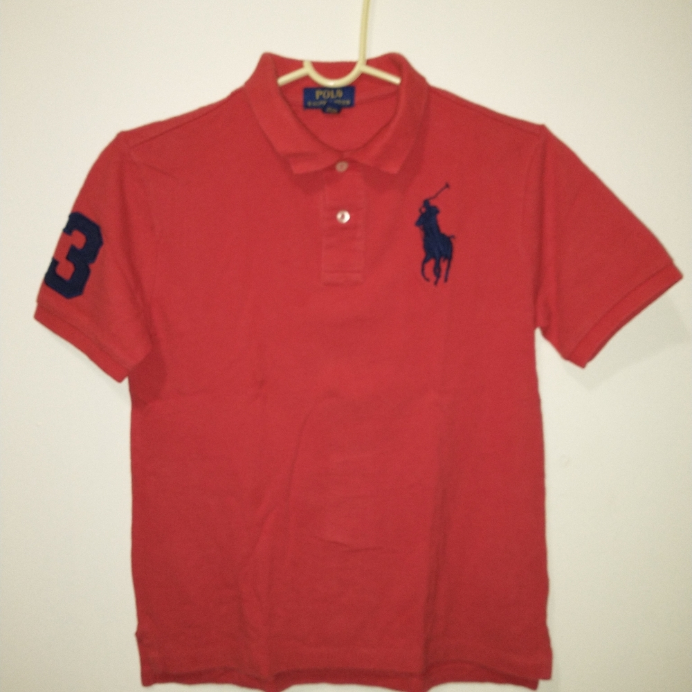 Polo Ralph Lauren Shirt, Medium,Red - Picture 4 of 4